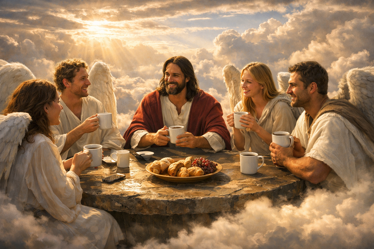 If Heaven Had a Group Chat About You if heaven had a group chat about you