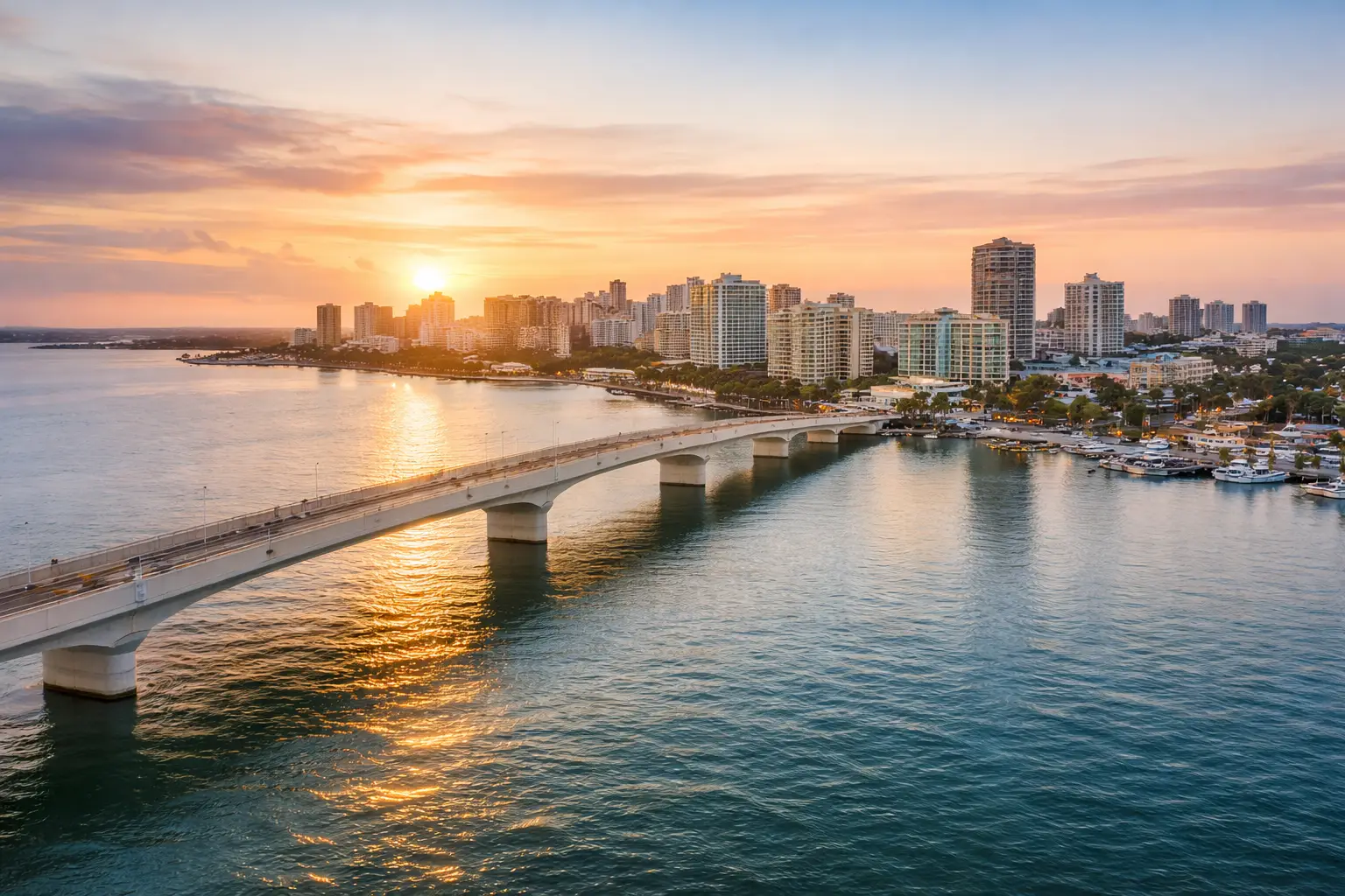 The Truth About Sarasota Home Prices Right Now Sunrise over saraota bay