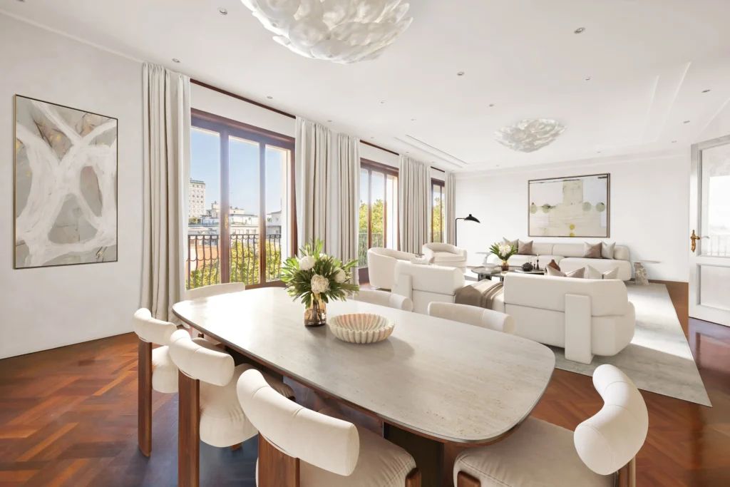 virtually staged living dining area virtually staged living dining area