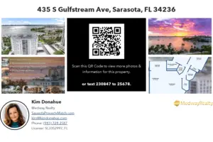 Price Reduced! Sarasota Waterfront Condo $625K